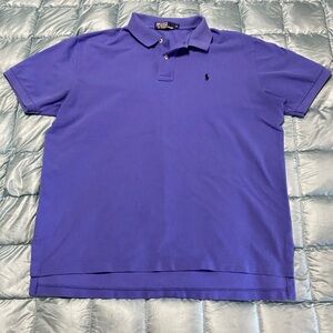 EUC Men’s Ralph Lauren Polo Blue Short Sleeve Polo Sz XL. Retail $120.